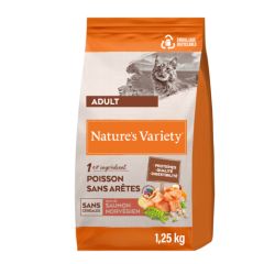 Nature's variety  Croquettes chat Selected adult saumon