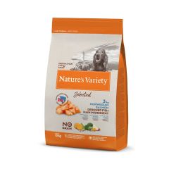 Nature's variety   Croquettes chien Selected medium adult saumon 10 kg