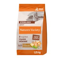 Nature's variety  Croquettes chat Selected stérilisé poulet