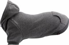 Sweat à capuche Flensburg gris pour chien BE NORDIC