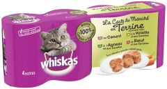 WHISKAS  Carte du marché 4x400 g