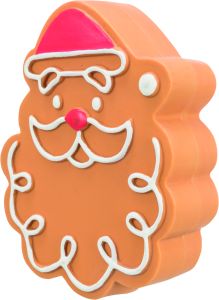 Xmas bonhomme en pain d'épices latex pour chien TRIXIE