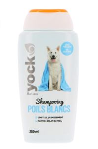 YOCK BIEN-ÊTRE Shampooing spécial Chiens à poil blancs - 250 ml