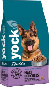 YOCK EQUILIBRE Croquettes chien Maxi Bouchées pour grand chien adulte
