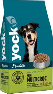 YOCK EQUILIBRE Croquettes chien Mini Multicroc adulte de petites races