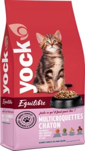 YOCK EQUILIBRE Multi-croquettes Chaton. 2 Kg.