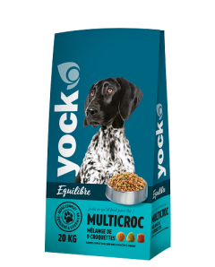 YOCK EQUILIBRE Croquettes chien adulte Multicroc 