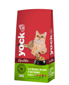 YOCK EQUILIBRE Croquette Chat saveur volaille, lapin et légumes