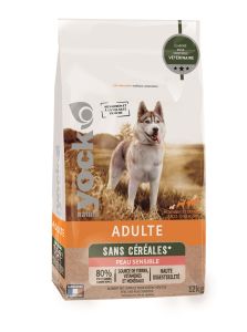 YOCK NATURE Croquettes sans céréales pour chien Peau sensible  12 kg