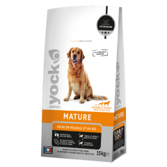 YOCK NUTRITION  Croquettes chien Mature moyennes et grandes races