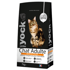 YOCK NUTRITION Croquettes Premium au poulet pour chat 