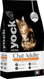 YOCK NUTRITION Croquettes Premium au poulet pour chat