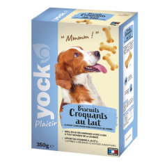 YOCK PLAISIR Biscuits croquants au lait pour chien