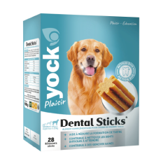 YOCK PLAISIR Bâtonnets Dental sticks chiens grandes races 28 sticks