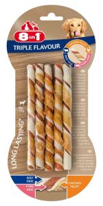 Friandises chien 8in1 Triple Flavour Twisted Sticks  ZOLUX