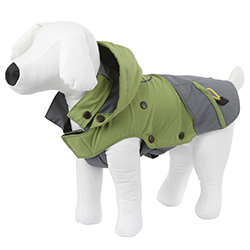 Manteau imperméable et coupe-vent vert pour chien KERBL Manteau imperméable et coupe-vent vert pour chien KERBL