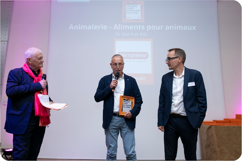 remise de trophée terranimo meilleure animalerie de france