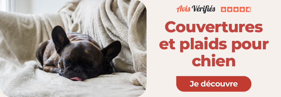 Couvertures et plaids pour chien