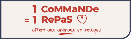 1 commande = 1 repas offerts aux refuges