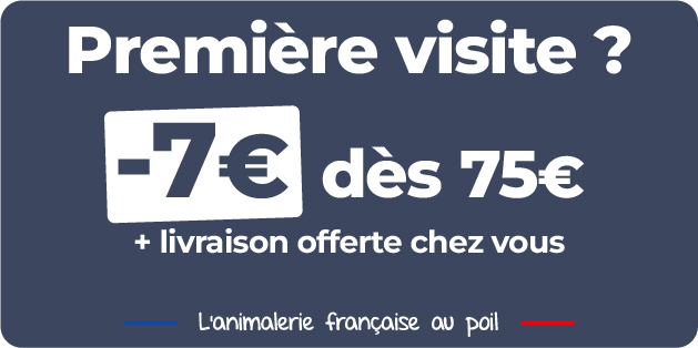 7€ offerts sur l'animalerie terranimo